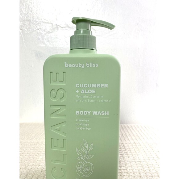 Beauty Bliss Cucumber & Aloe Moisturizing Body Wash 25 fl oz - Picture 2 of 7